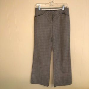 Express Gray Plaid Women's Trousers